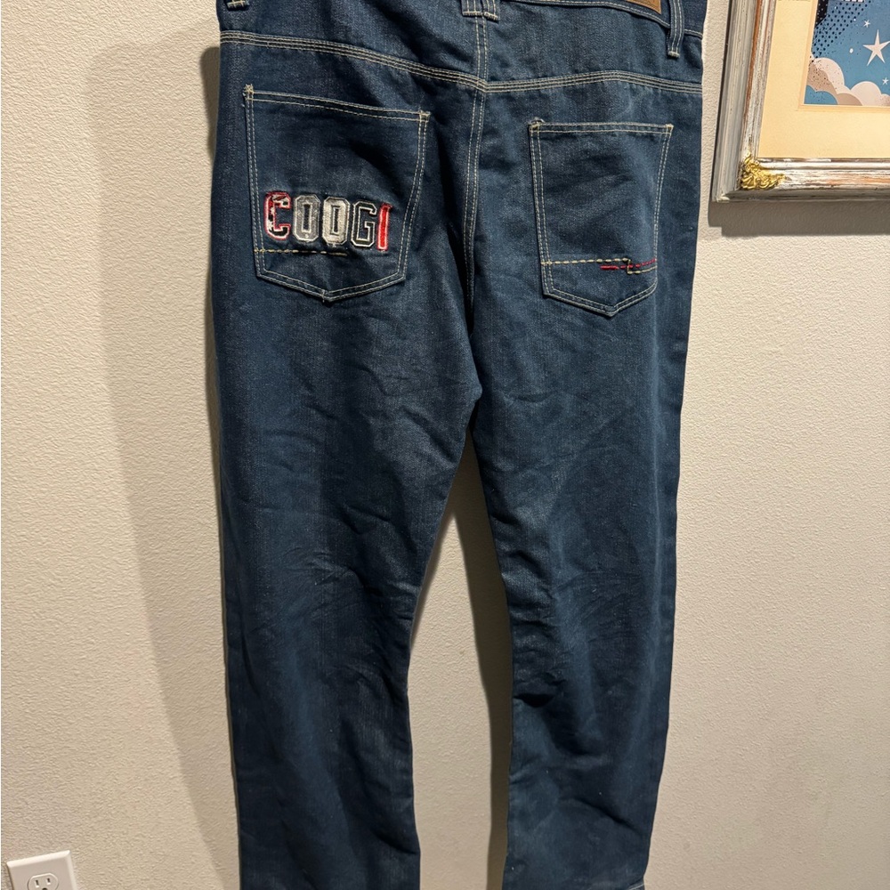 Y2K COOGI Blue Relaxed Jeans Classic Style